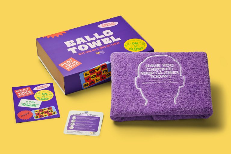 balls towel campaign