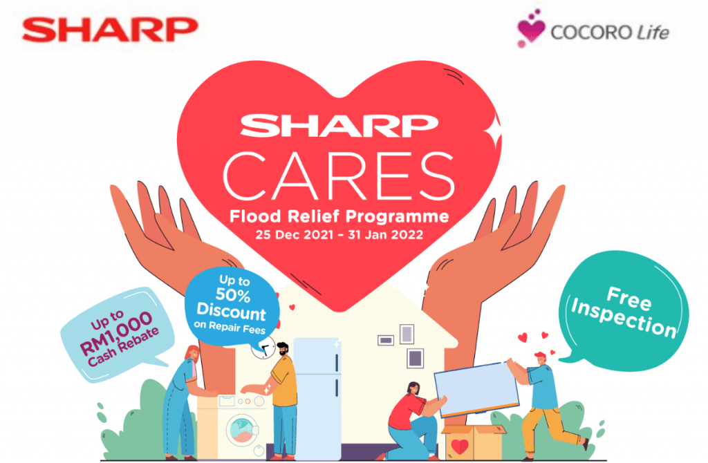 sharp flood relief malaysia 2021