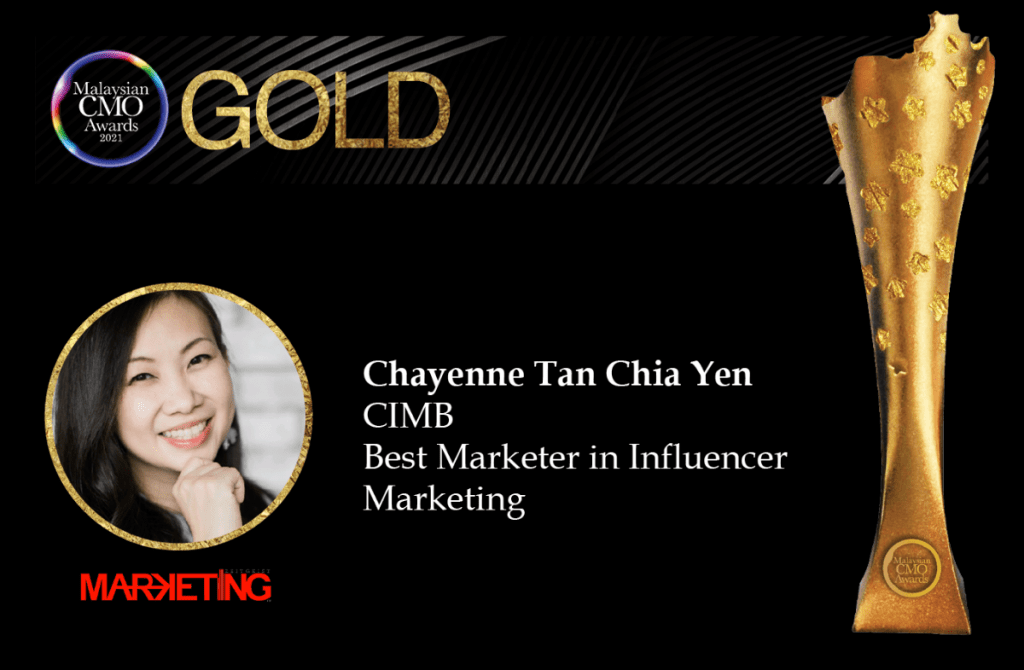 chayenne tan cmo awards cimb bank marketing magazine malaysia